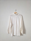 Free People White Mockneck Tunic (L)