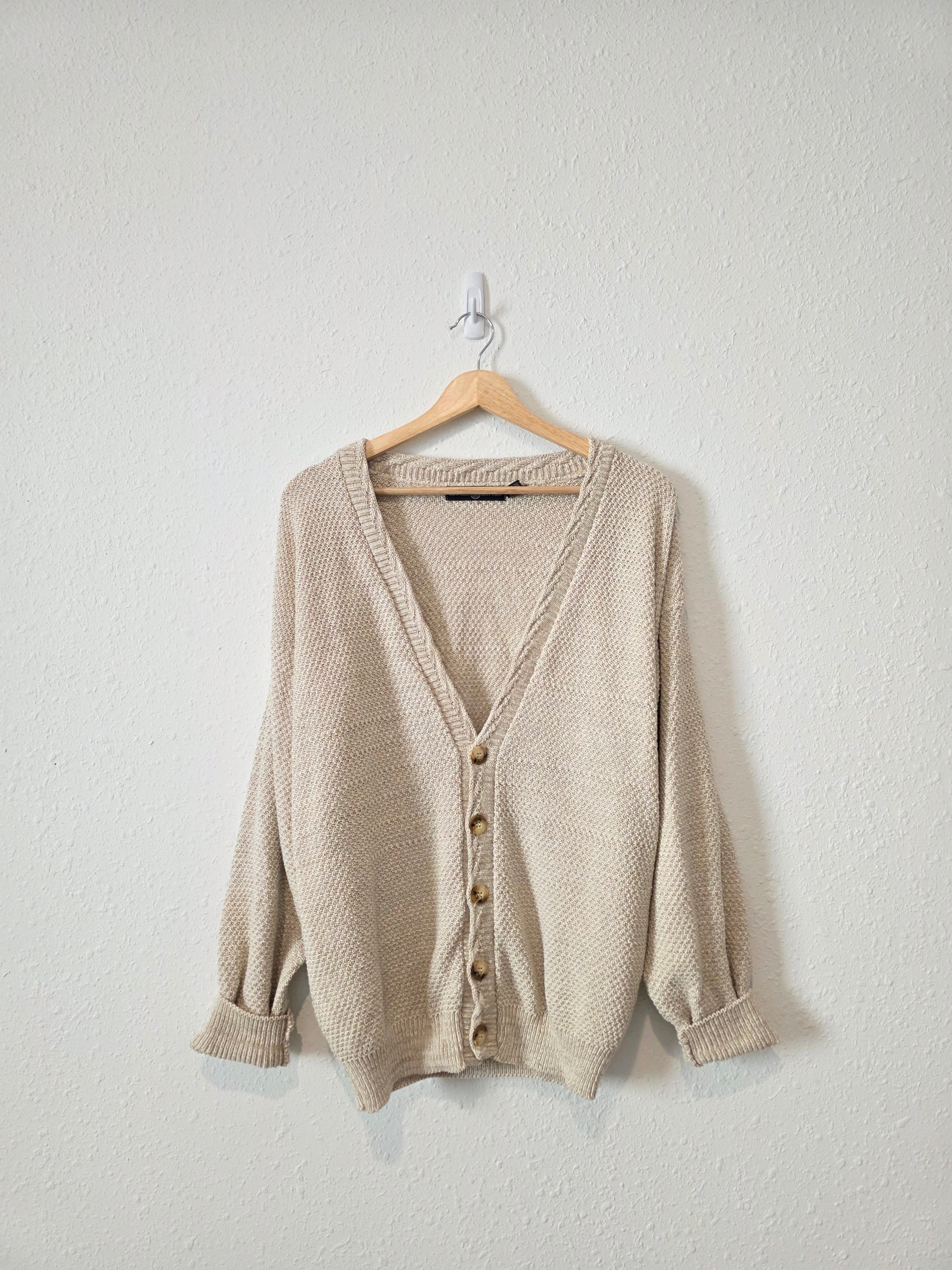 Vintage Oversized Cardigan Sweater (L)