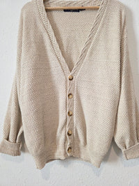 Vintage Oversized Cardigan Sweater (L)