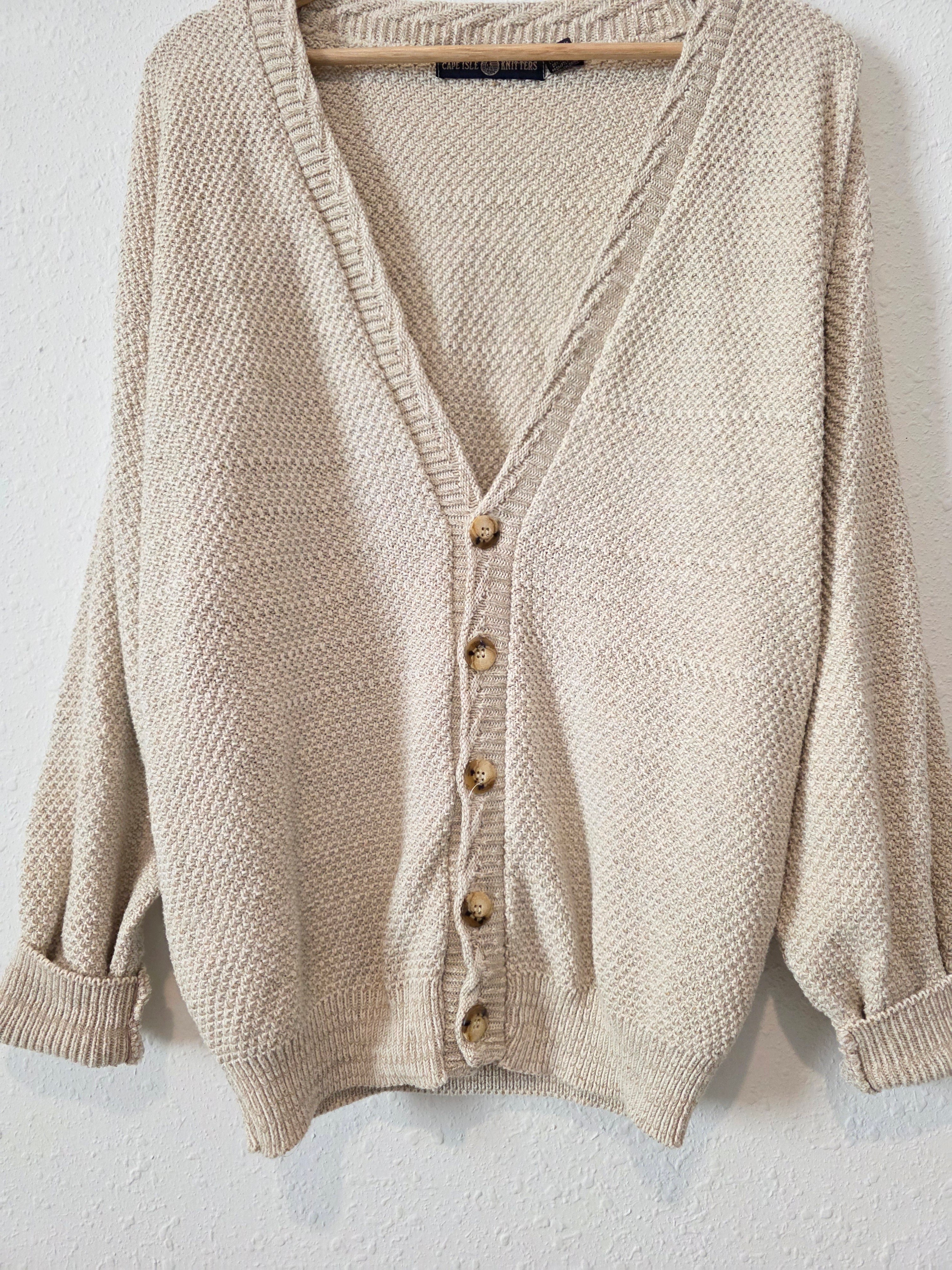 Vintage Oversized Cardigan Sweater (L)