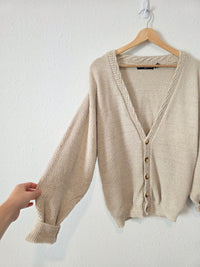 Vintage Oversized Cardigan Sweater (L)