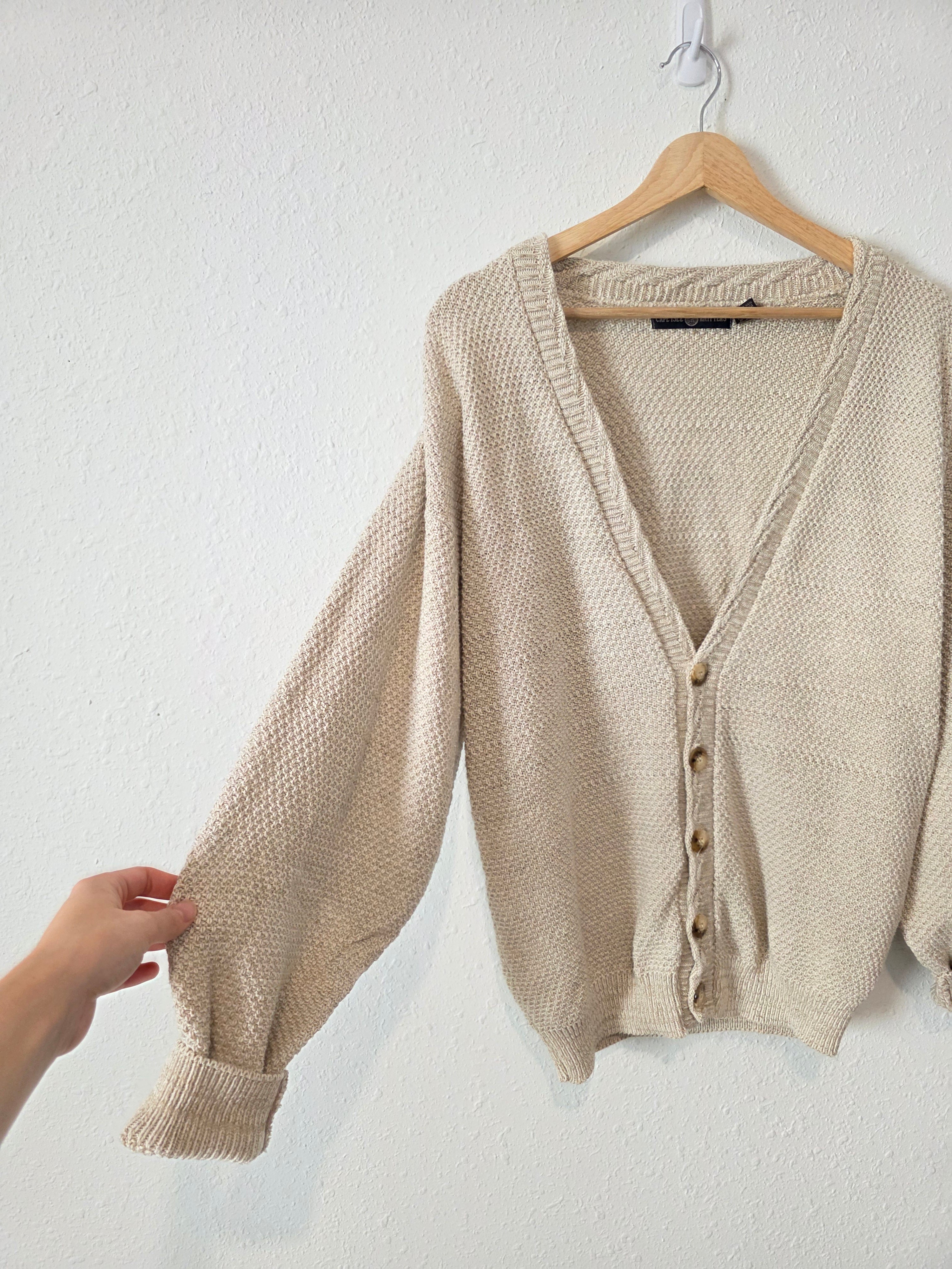 Vintage Oversized Cardigan Sweater (L)