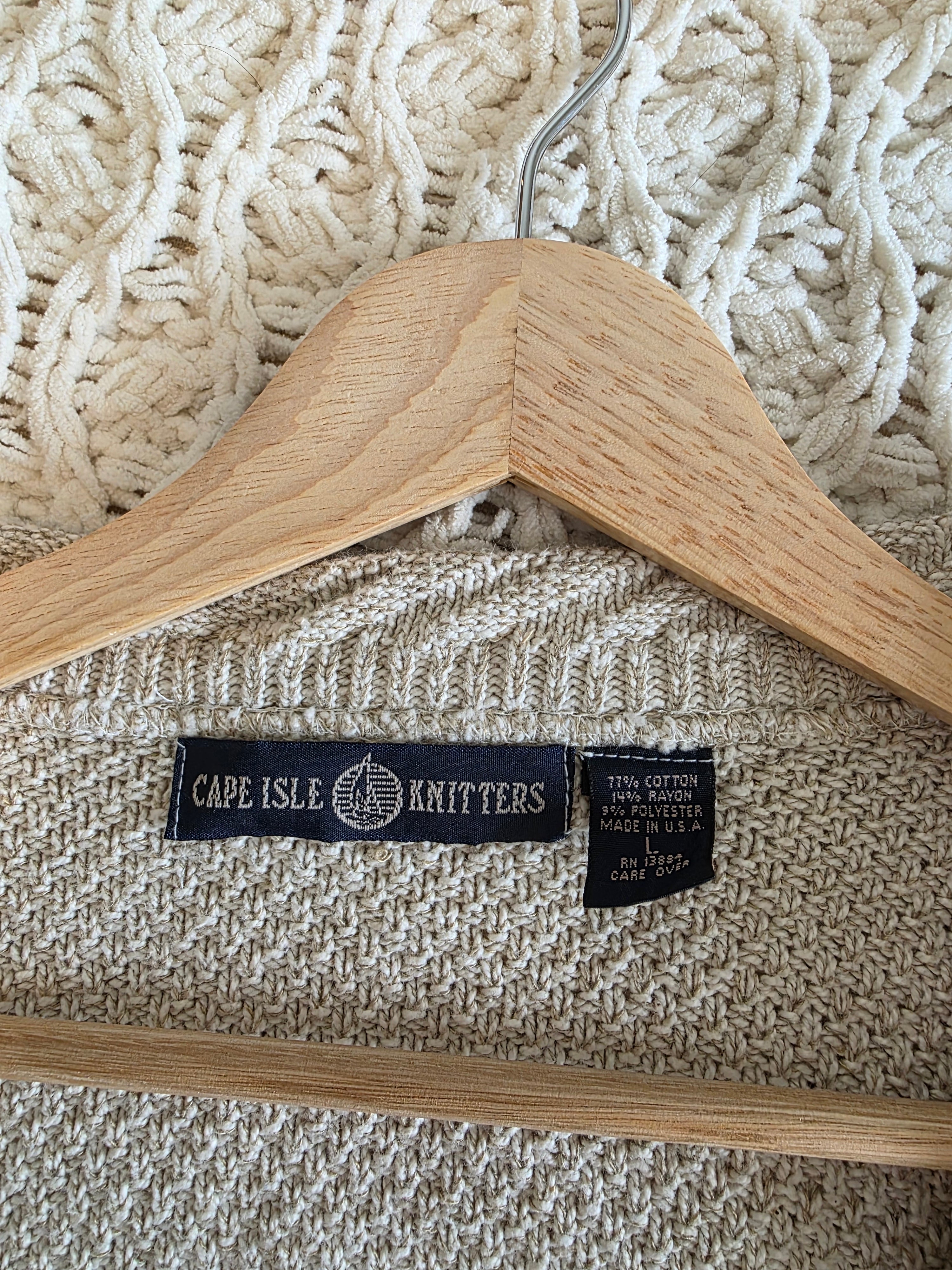Vintage Oversized Cardigan Sweater (L)