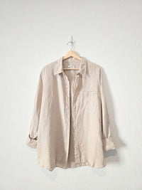 COS Oversized Linen Button Up (XL)