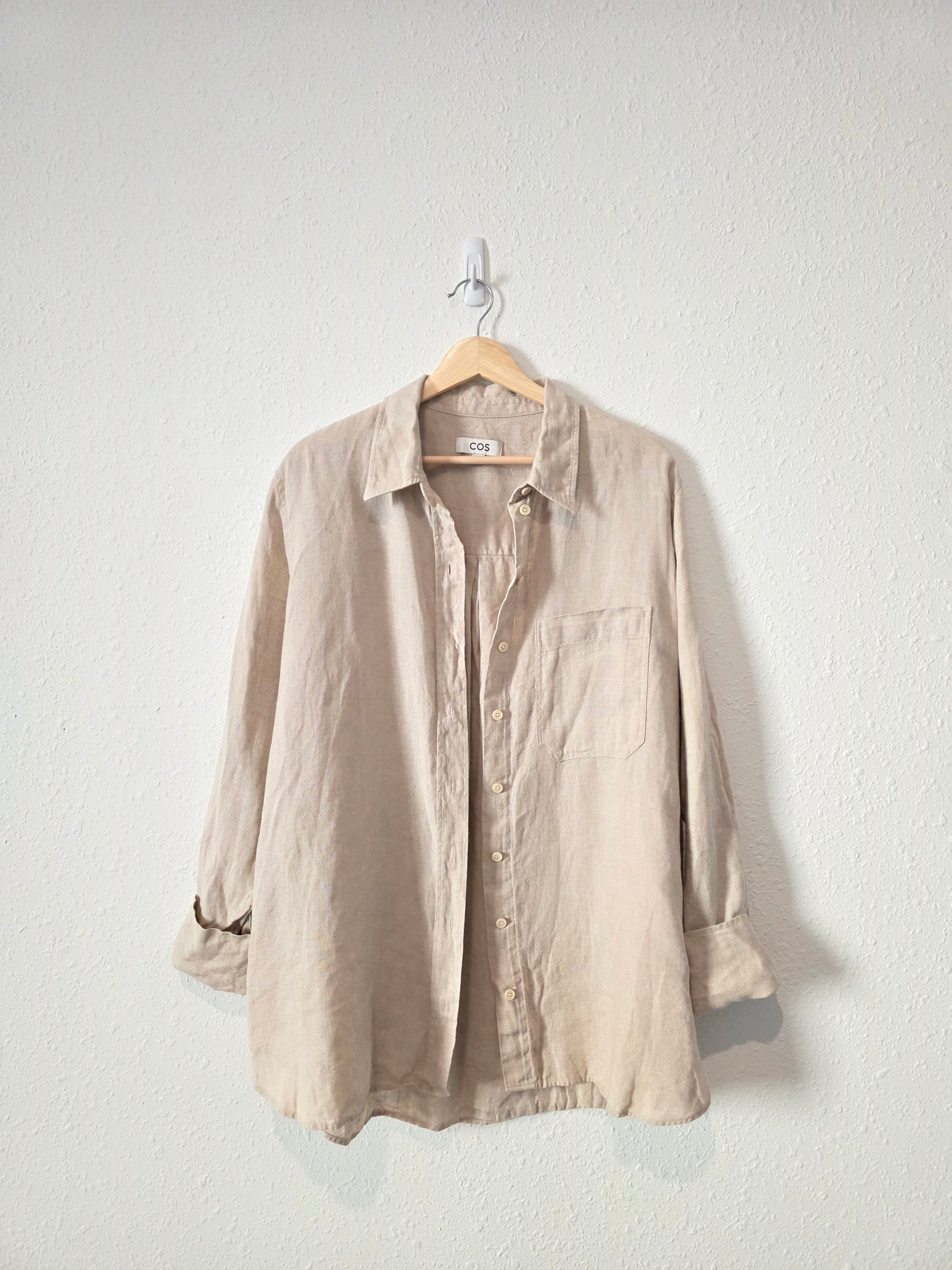 COS Oversized Linen Button Up (XL)