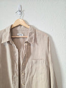 COS Oversized Linen Button Up (XL)