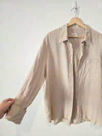 COS Oversized Linen Button Up (XL)