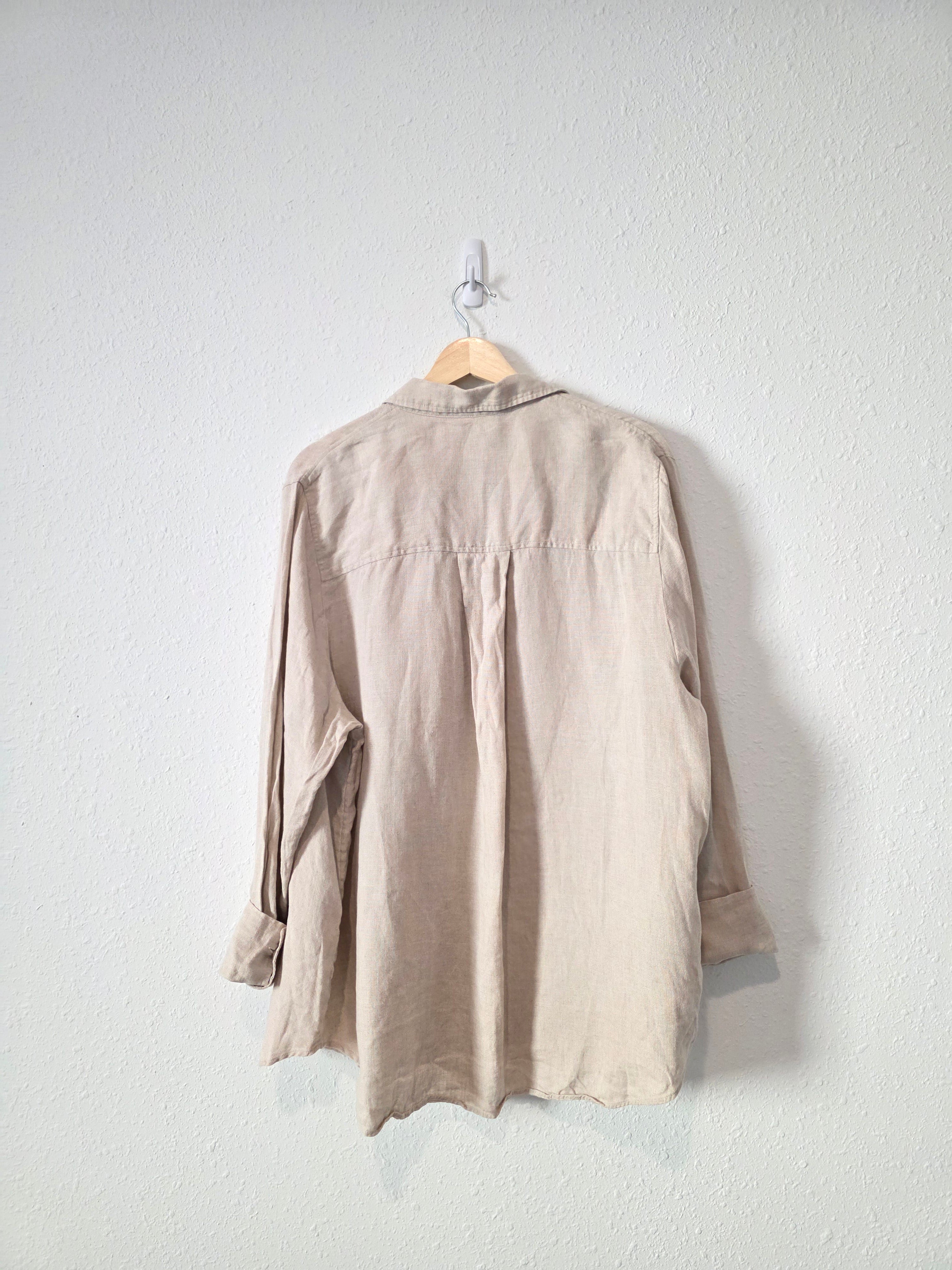 COS Oversized Linen Button Up (XL)
