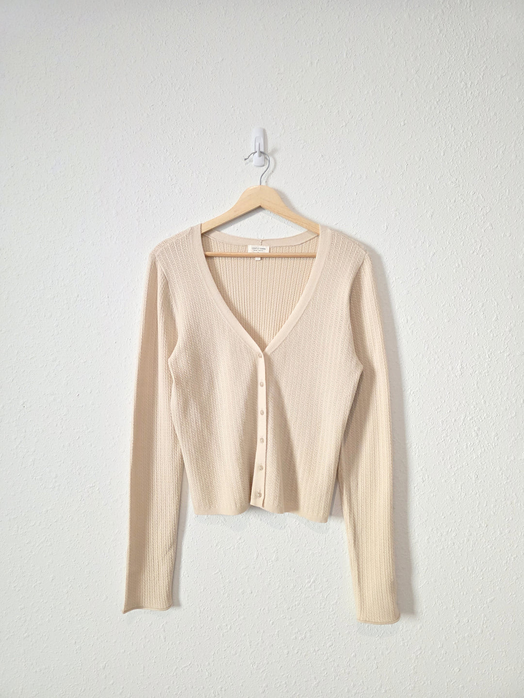 Gentle Fawn Textured Button Up Sweater (XL)