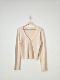 Gentle Fawn Textured Button Up Sweater (XL)