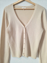 Gentle Fawn Textured Button Up Sweater (XL)