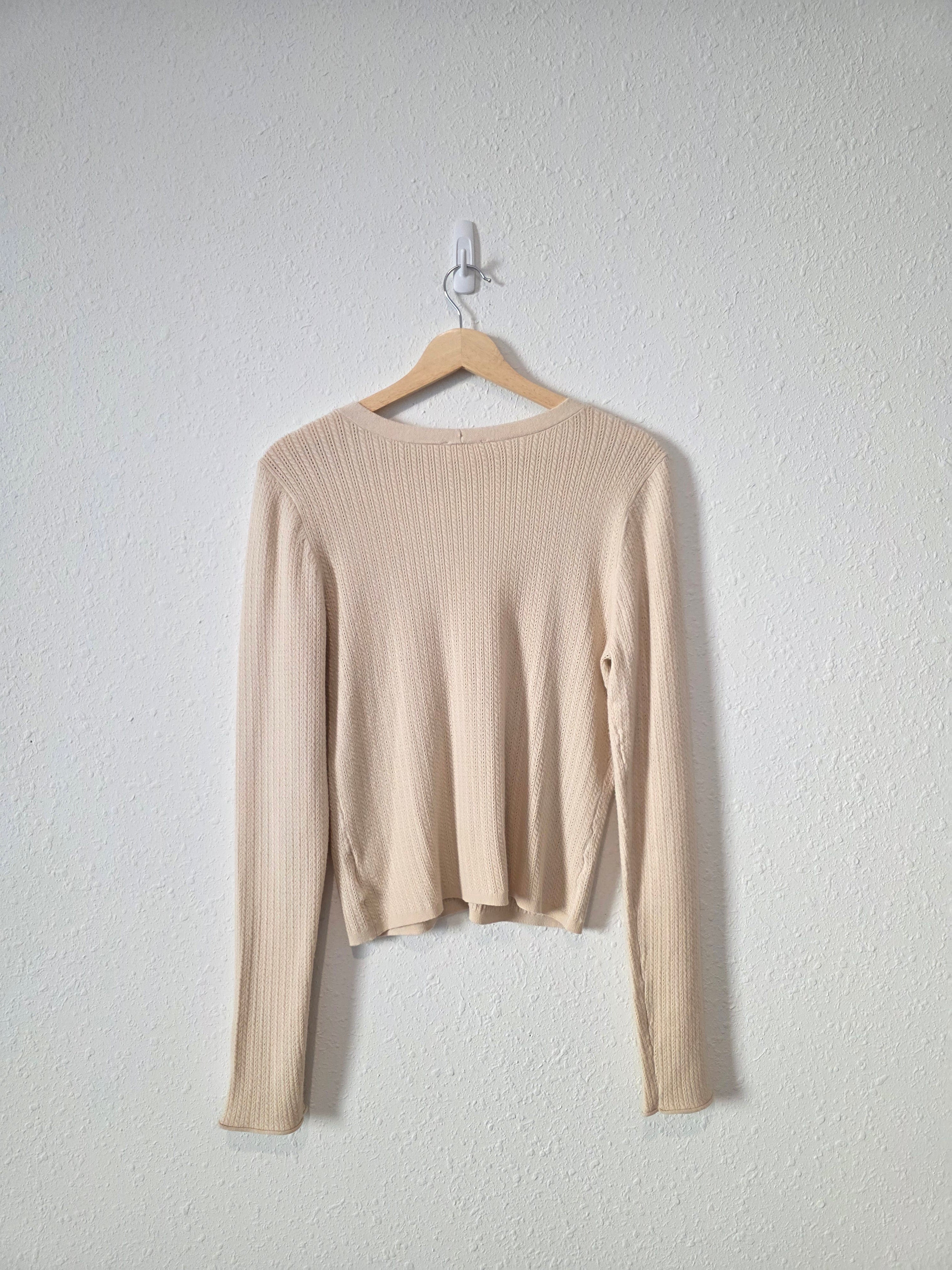 Gentle Fawn Textured Button Up Sweater (XL)