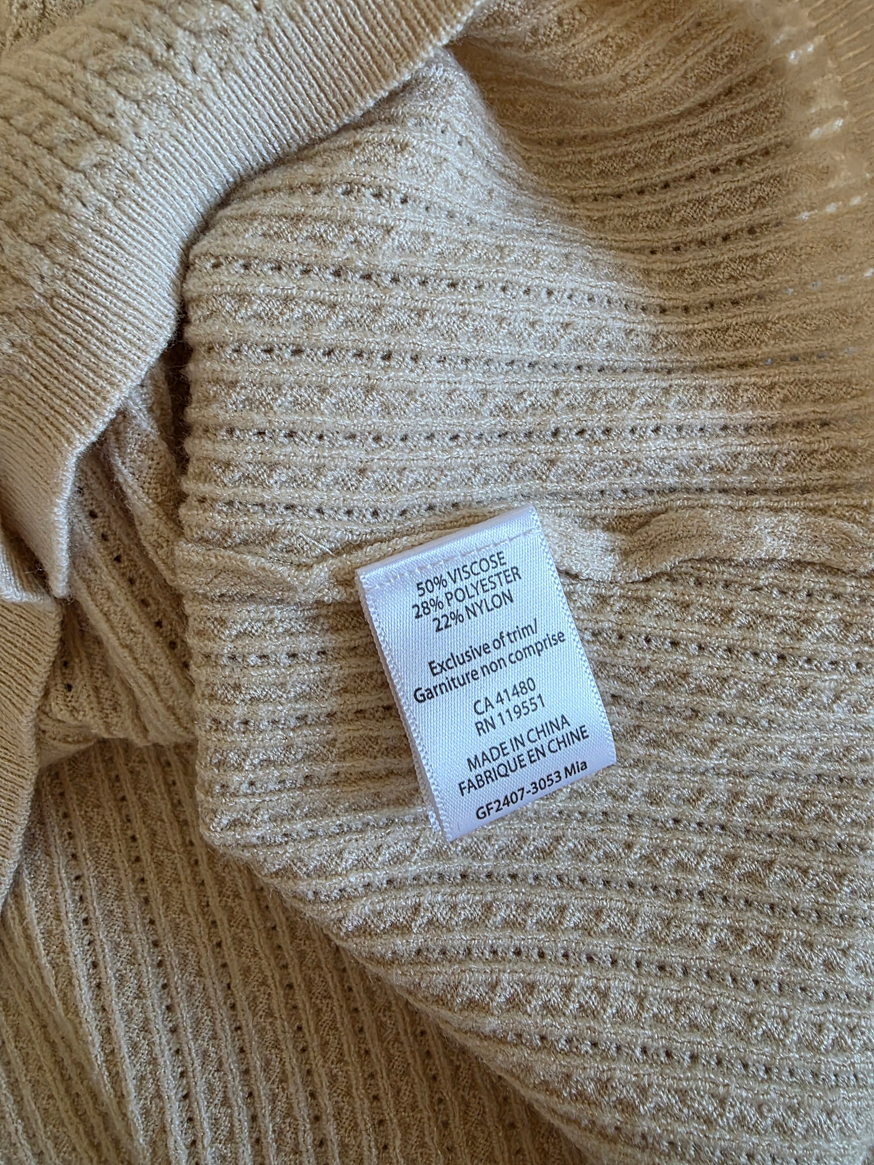 Gentle Fawn Textured Button Up Sweater (XL)