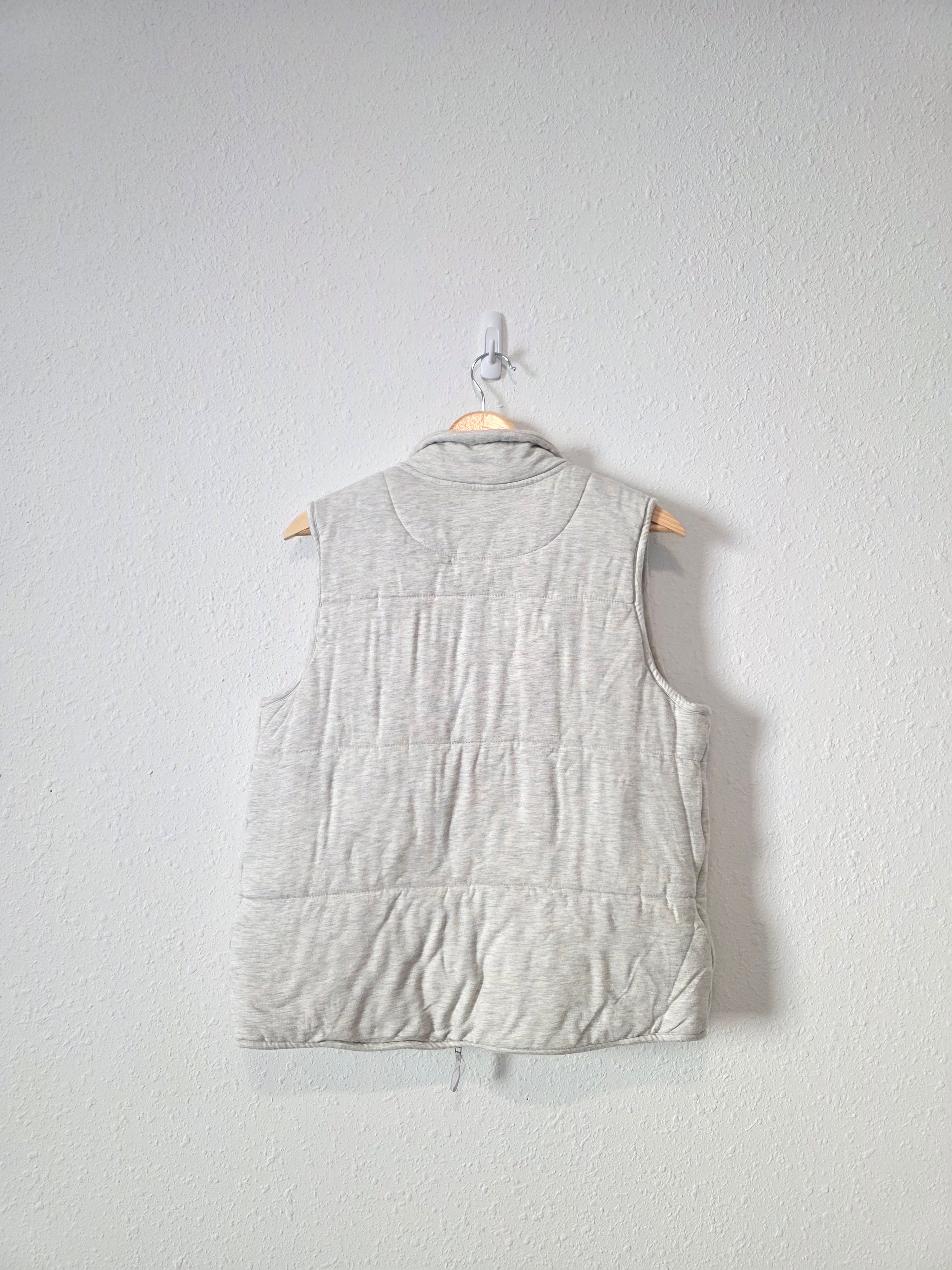 Thread & Supply Gray Zip Up Vest (L)