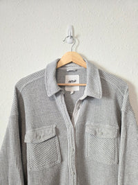 Aerie Waffle Oversized Shirt Jacket (M)