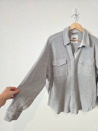 Aerie Waffle Oversized Shirt Jacket (M)