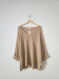 NEW Textured Knit Slouchy Sweater (1X/2X)