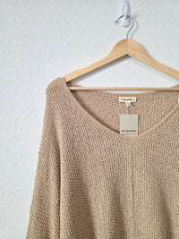 NEW Textured Knit Slouchy Sweater (1X/2X)
