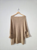 NEW Textured Knit Slouchy Sweater (1X/2X)