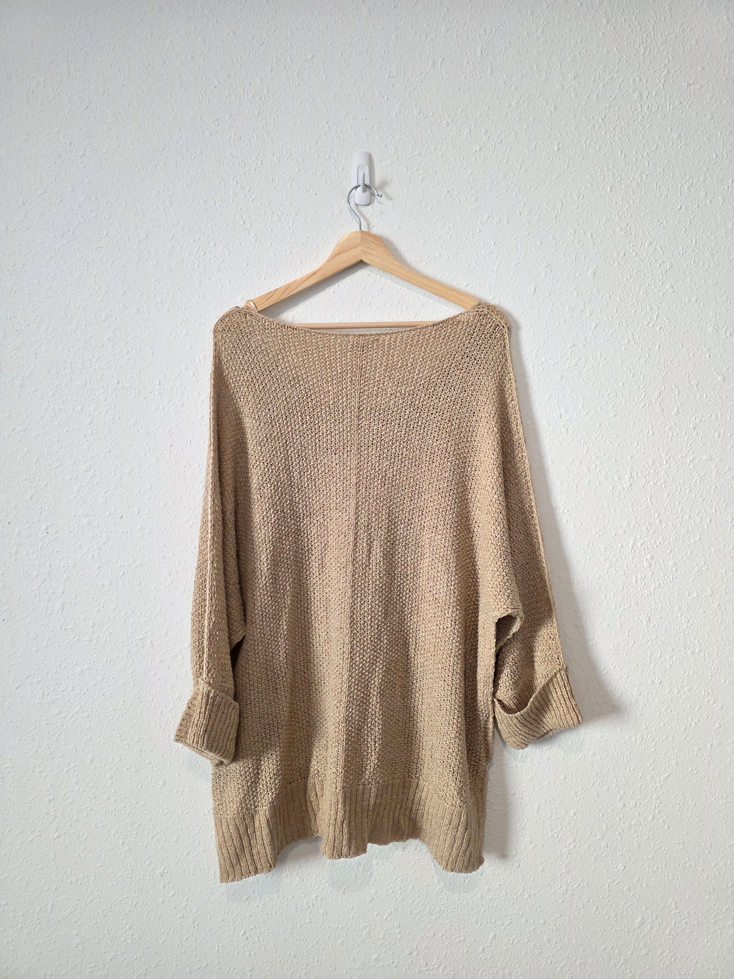 NEW Textured Knit Slouchy Sweater (1X/2X)