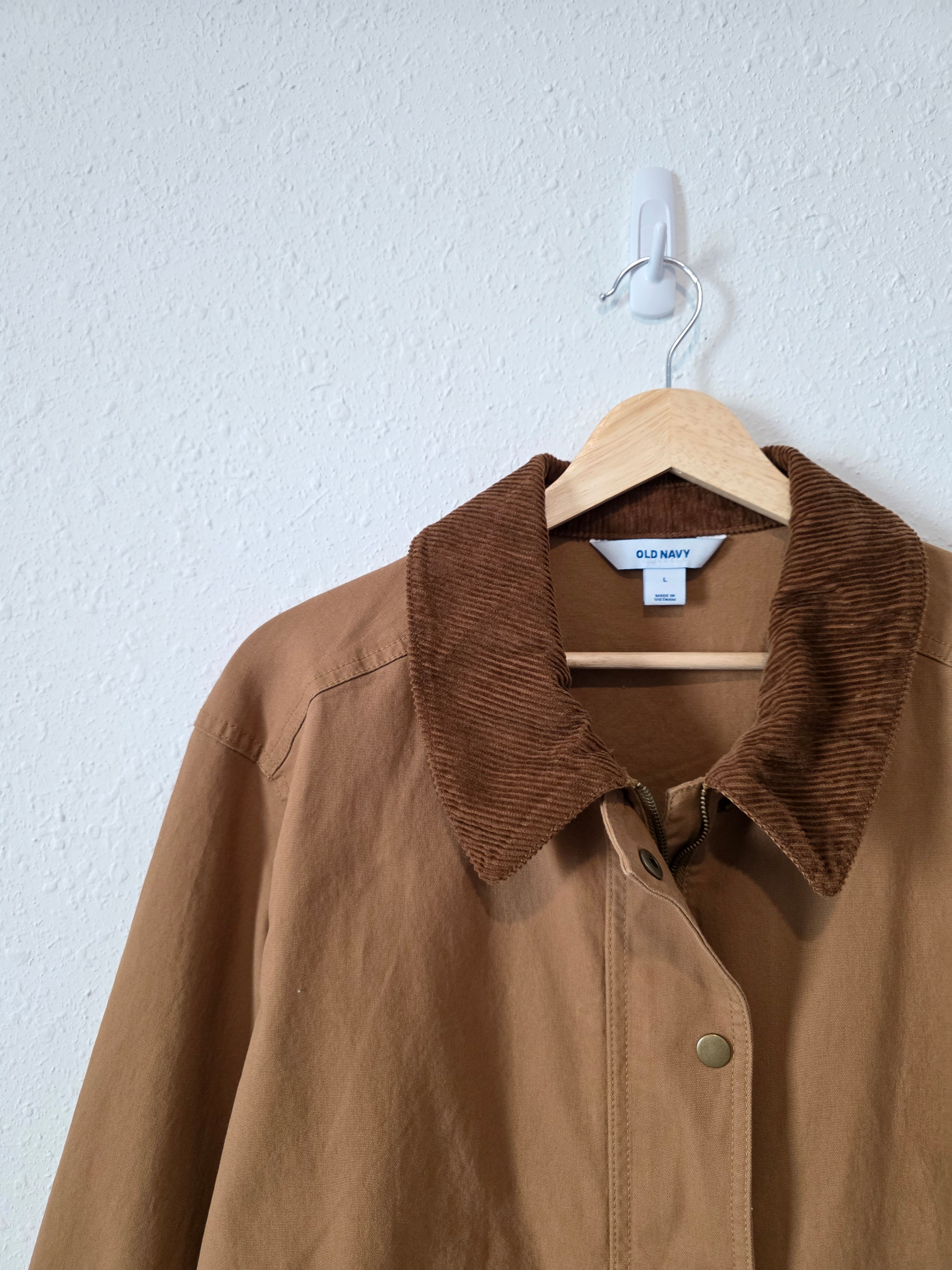 Brown Canvas Barn Jacket (L)
