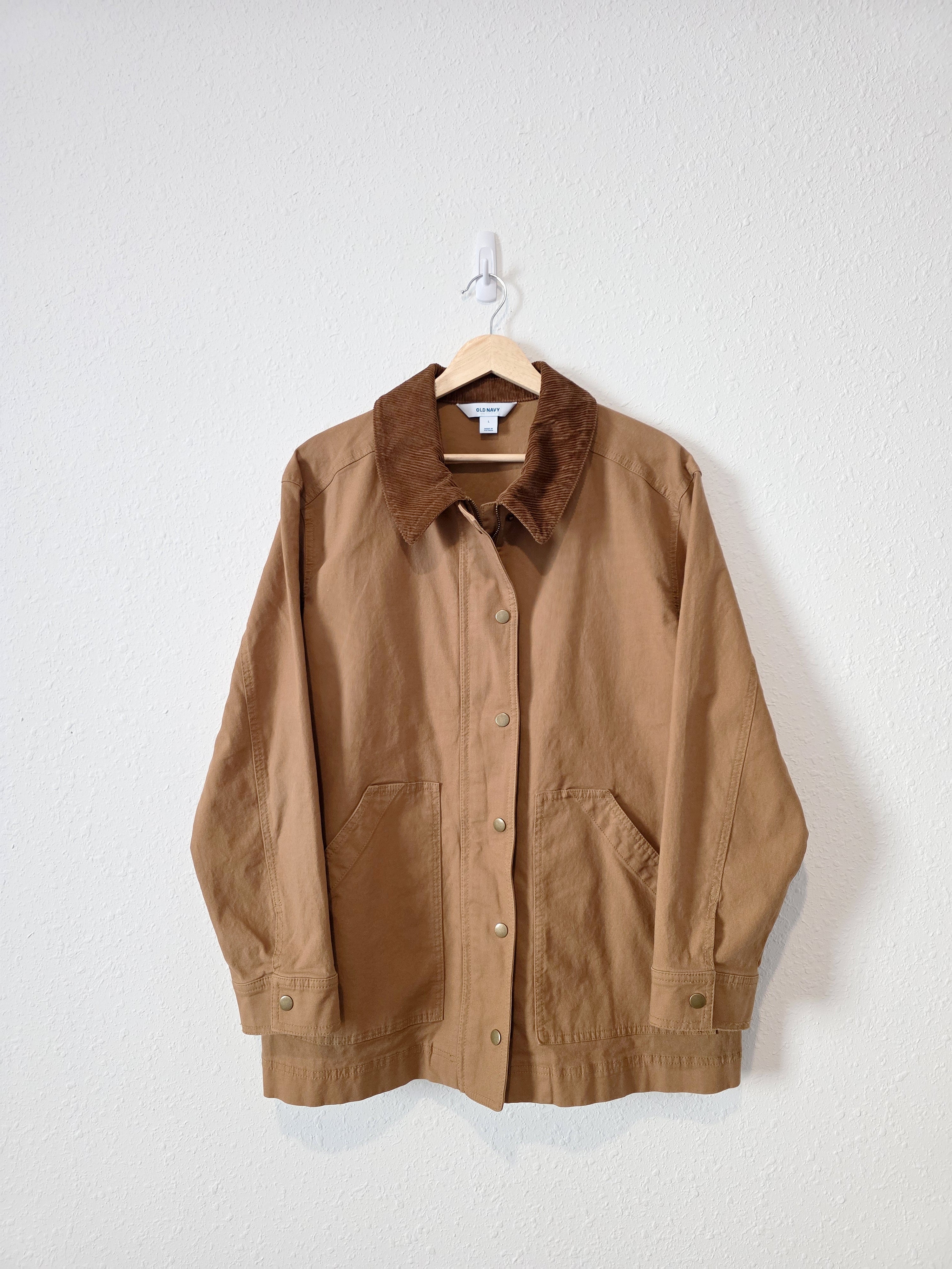 Brown Canvas Barn Jacket (L)
