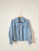 Cotton Linen Denim Button Up (XS)