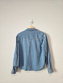 Cotton Linen Denim Button Up (XS)