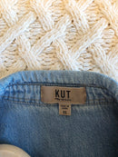 Cotton Linen Denim Button Up (XS)