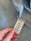 Cotton Linen Denim Button Up (XS)