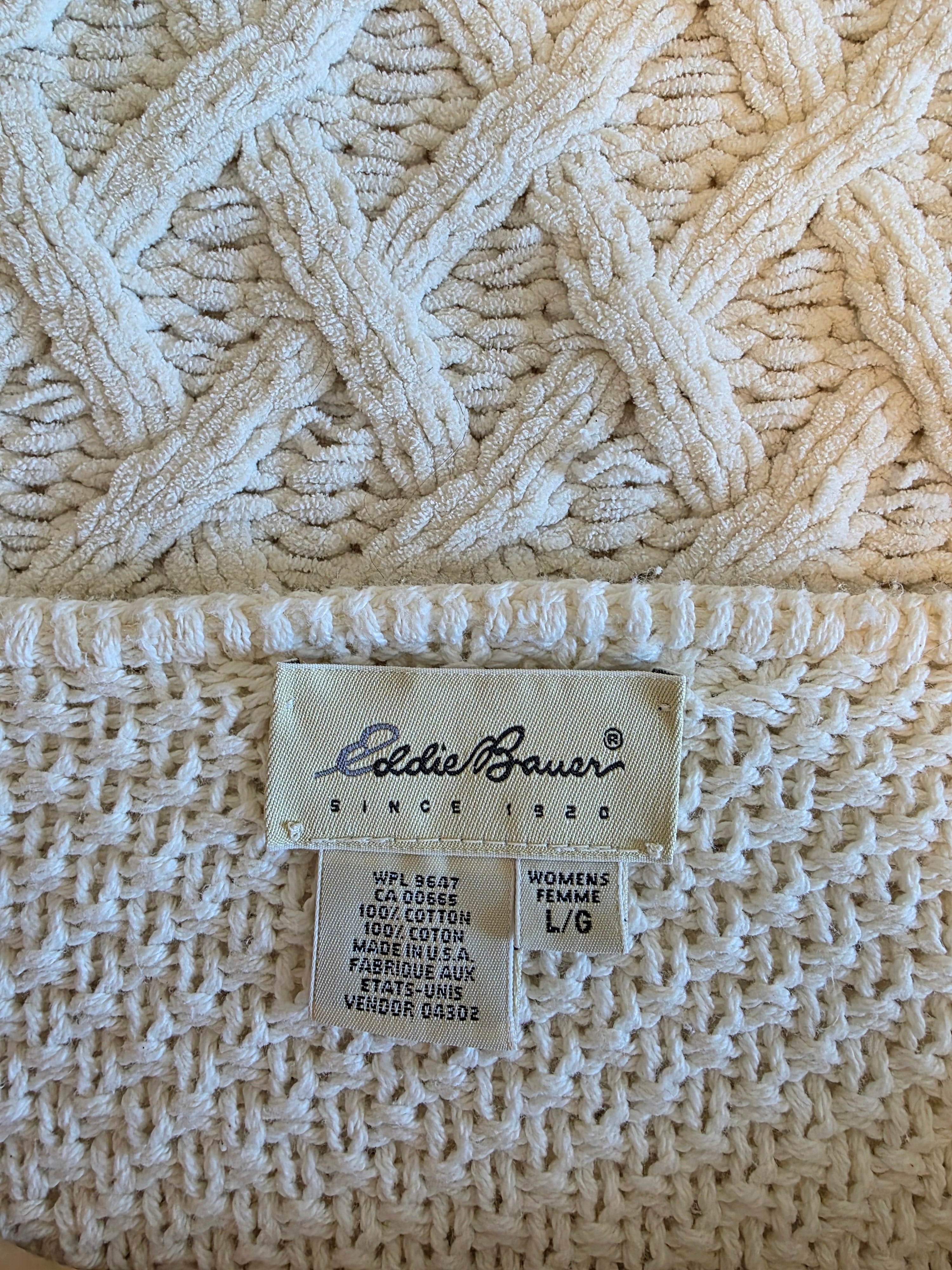 Vintage Eddie Bauer Chunky Cardigan (L)