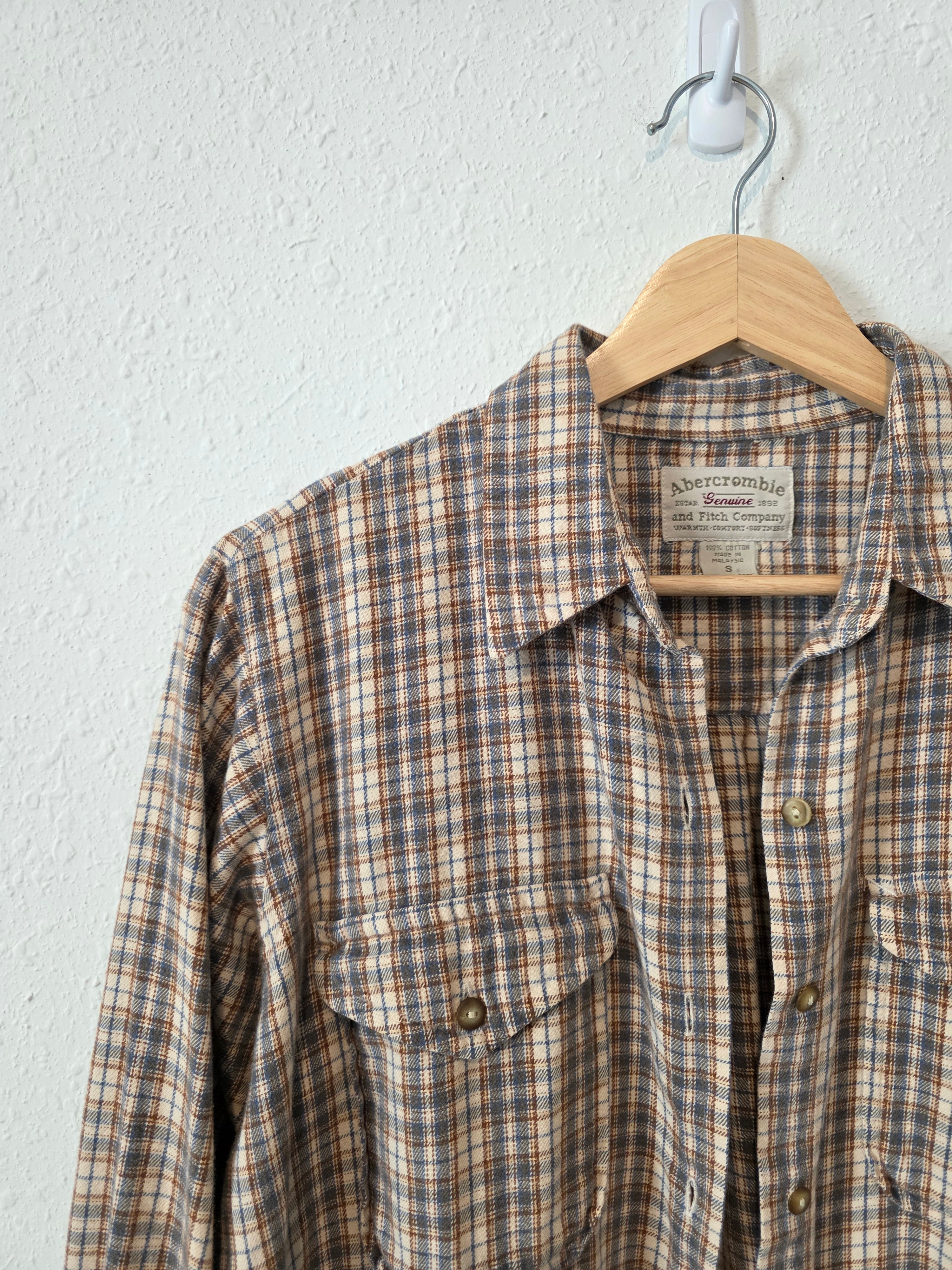 Vintage Abercrombie Plaid Flannel (S)