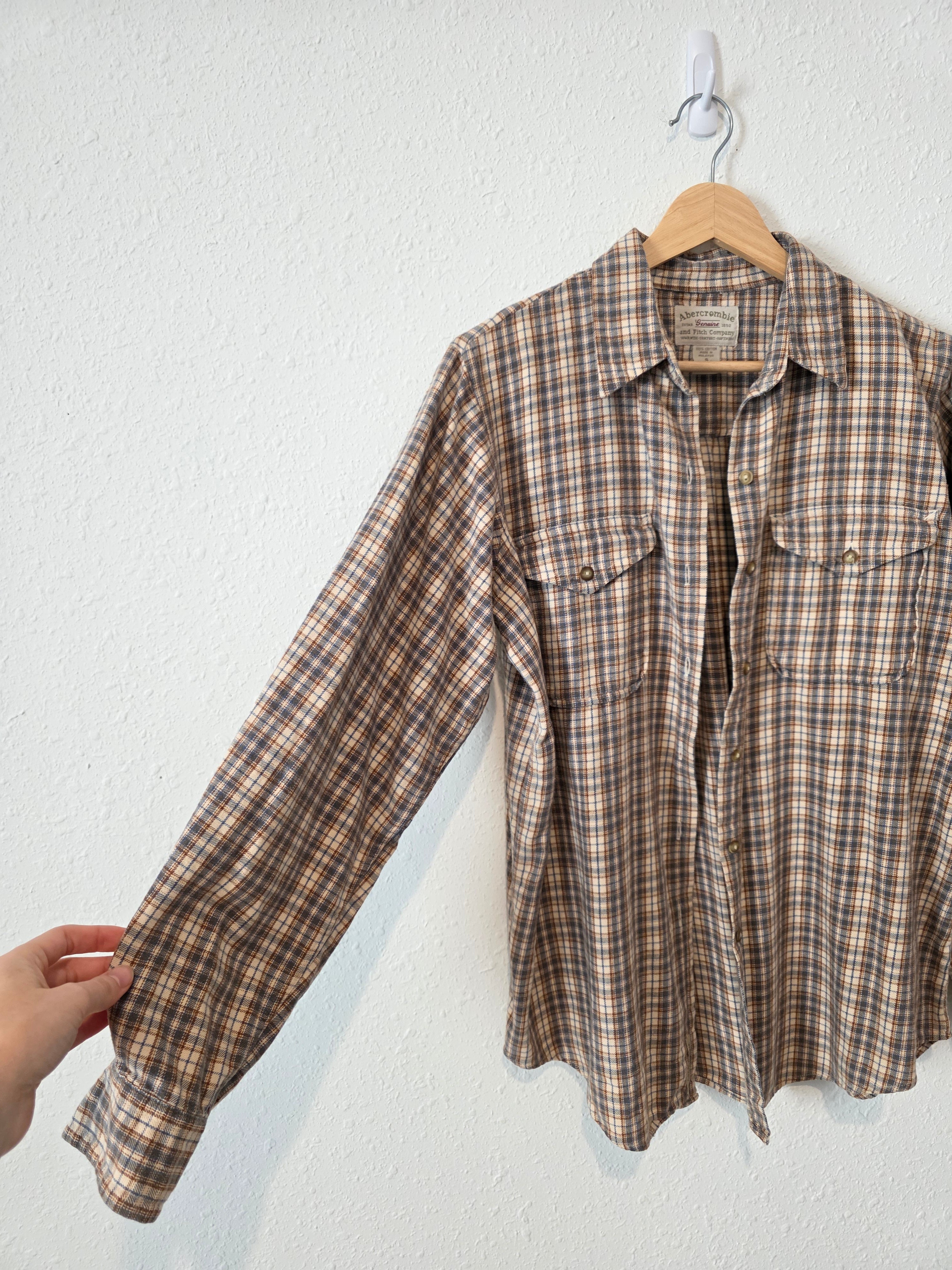 Vintage Abercrombie Plaid Flannel (S)