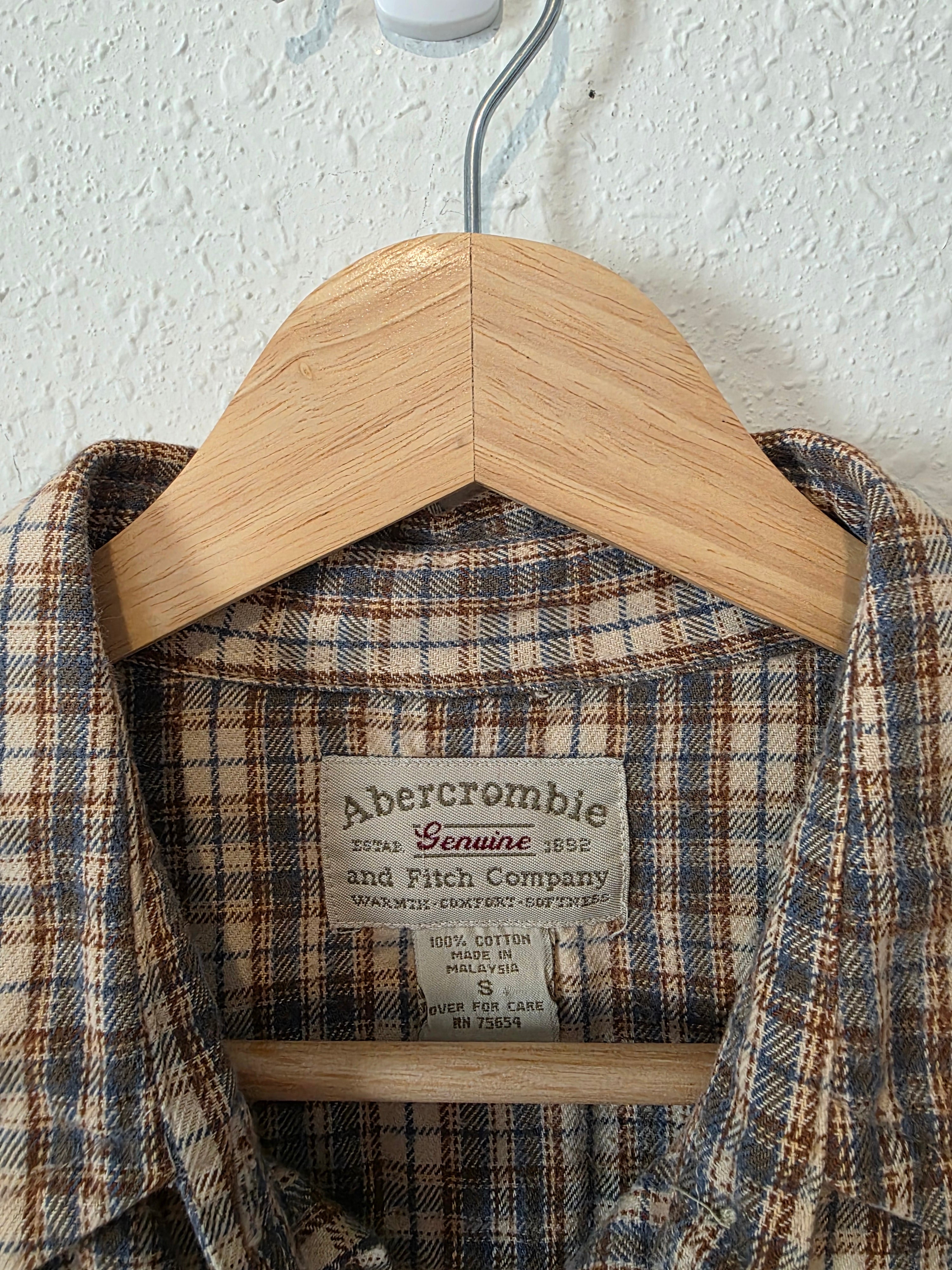 Vintage Abercrombie Plaid Flannel (S)