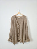 Vintage Chunky Knit Cardigan (XXL)