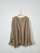 Vintage Chunky Knit Cardigan (XXL)