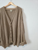 Vintage Chunky Knit Cardigan (XXL)