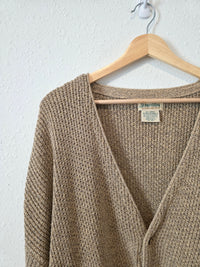 Vintage Chunky Knit Cardigan (XXL)