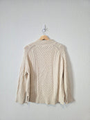 J.Crew Cotton Fisherman Sweater (S)