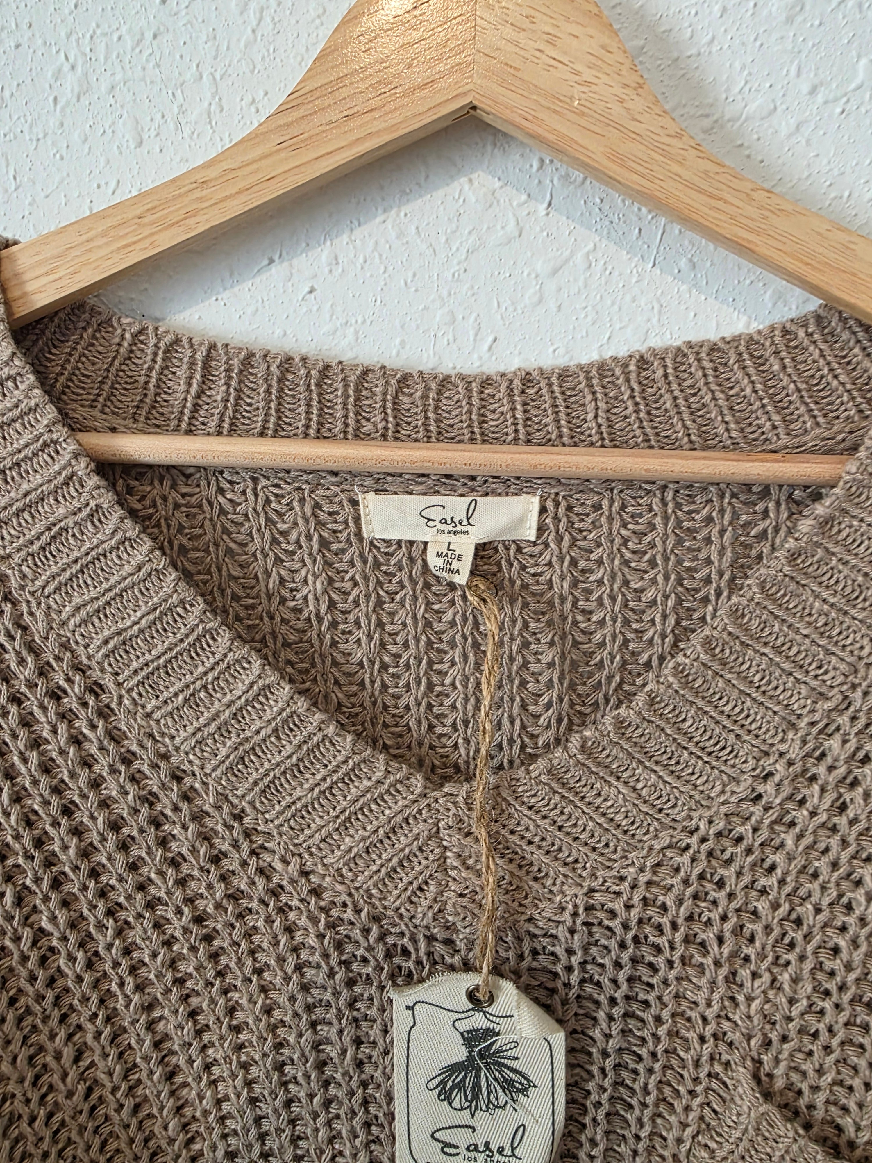 NEW Easel Chunky Oversized Sweater (L)