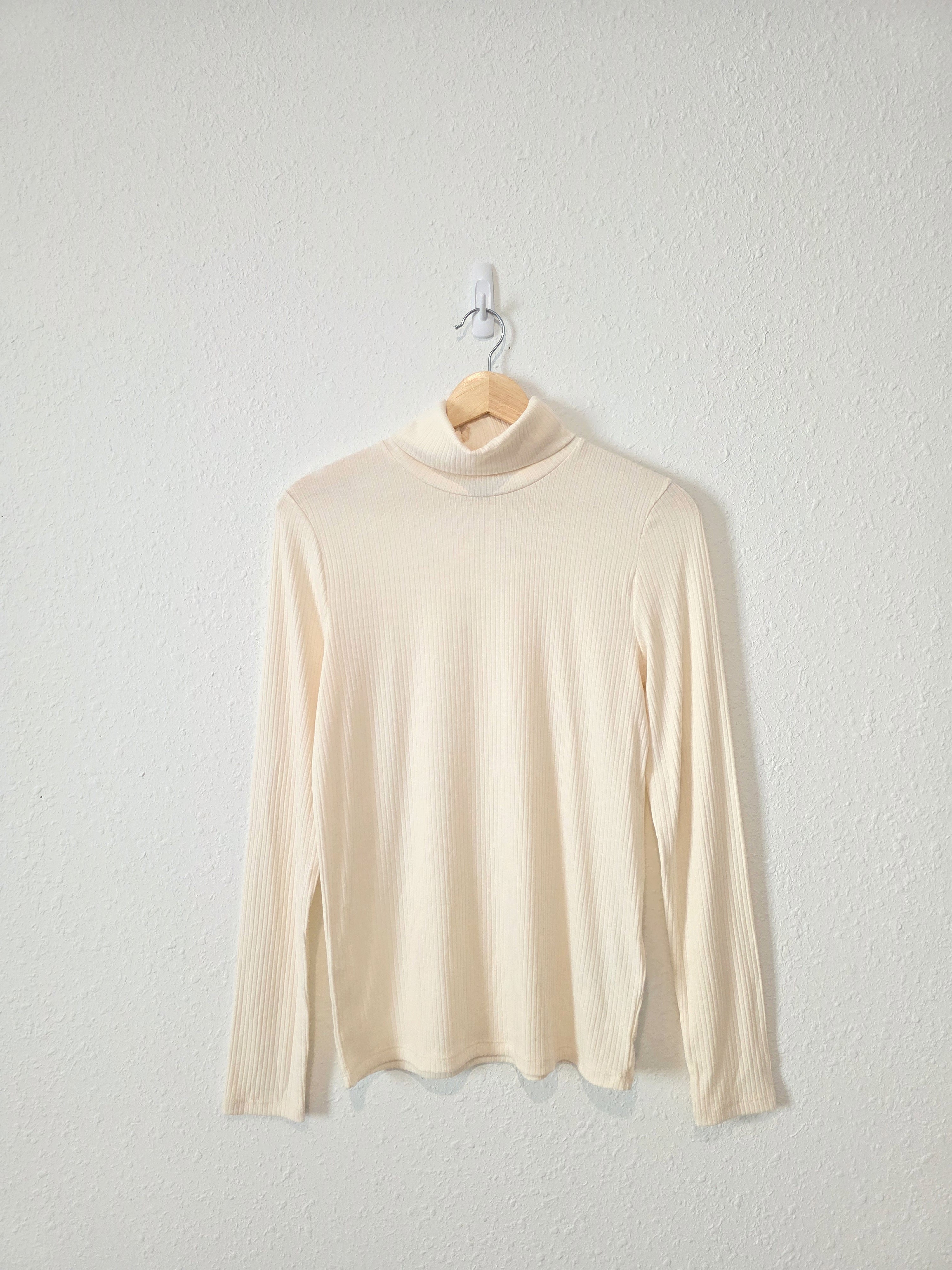 Madewell Ribbed Turtleneck Top (M)