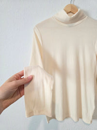 Madewell Ribbed Turtleneck Top (M)