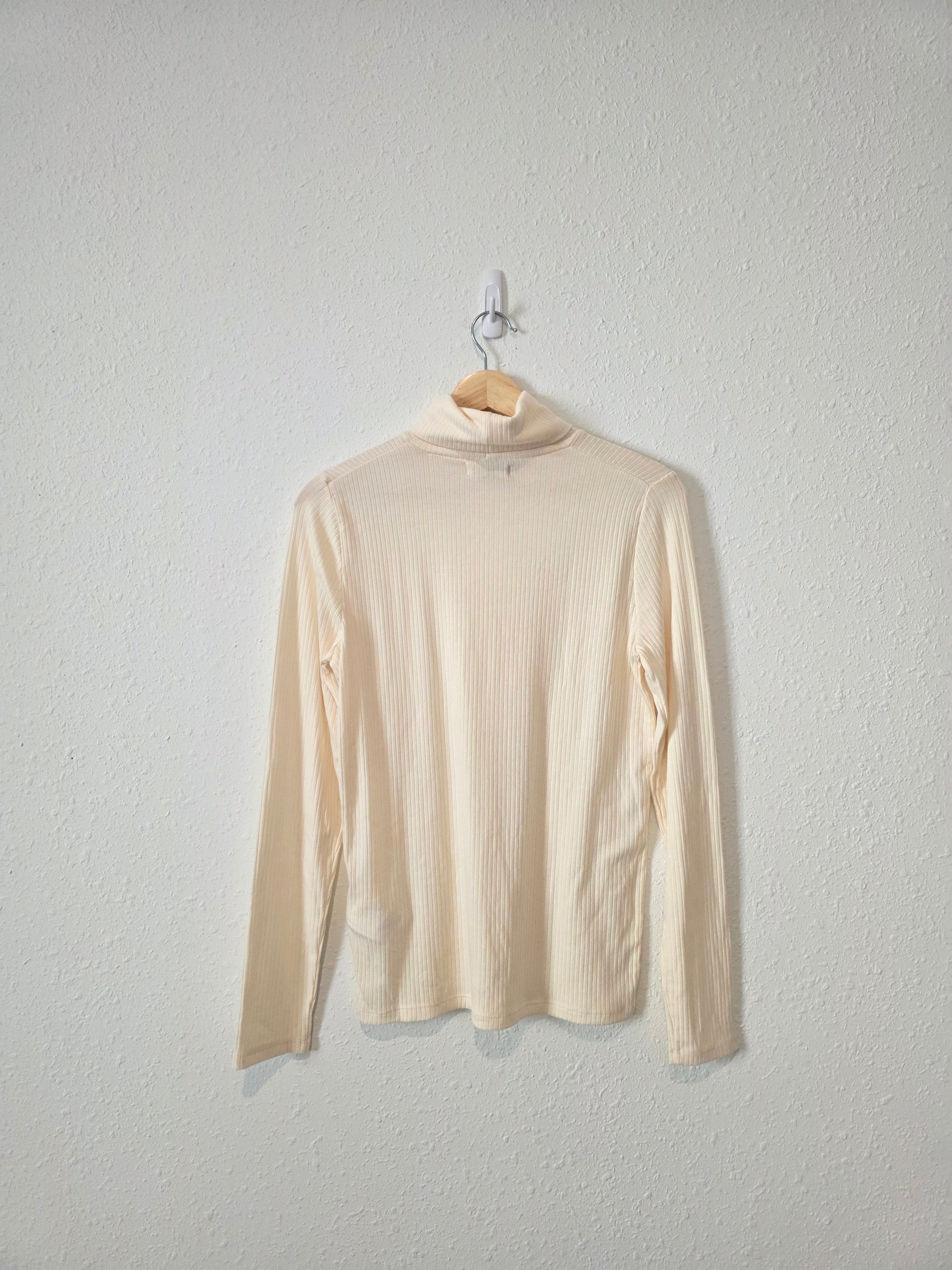 Madewell Ribbed Turtleneck Top (M)