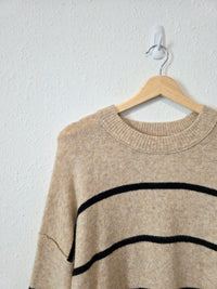 Aerie Striped Oversized Sweater (M)