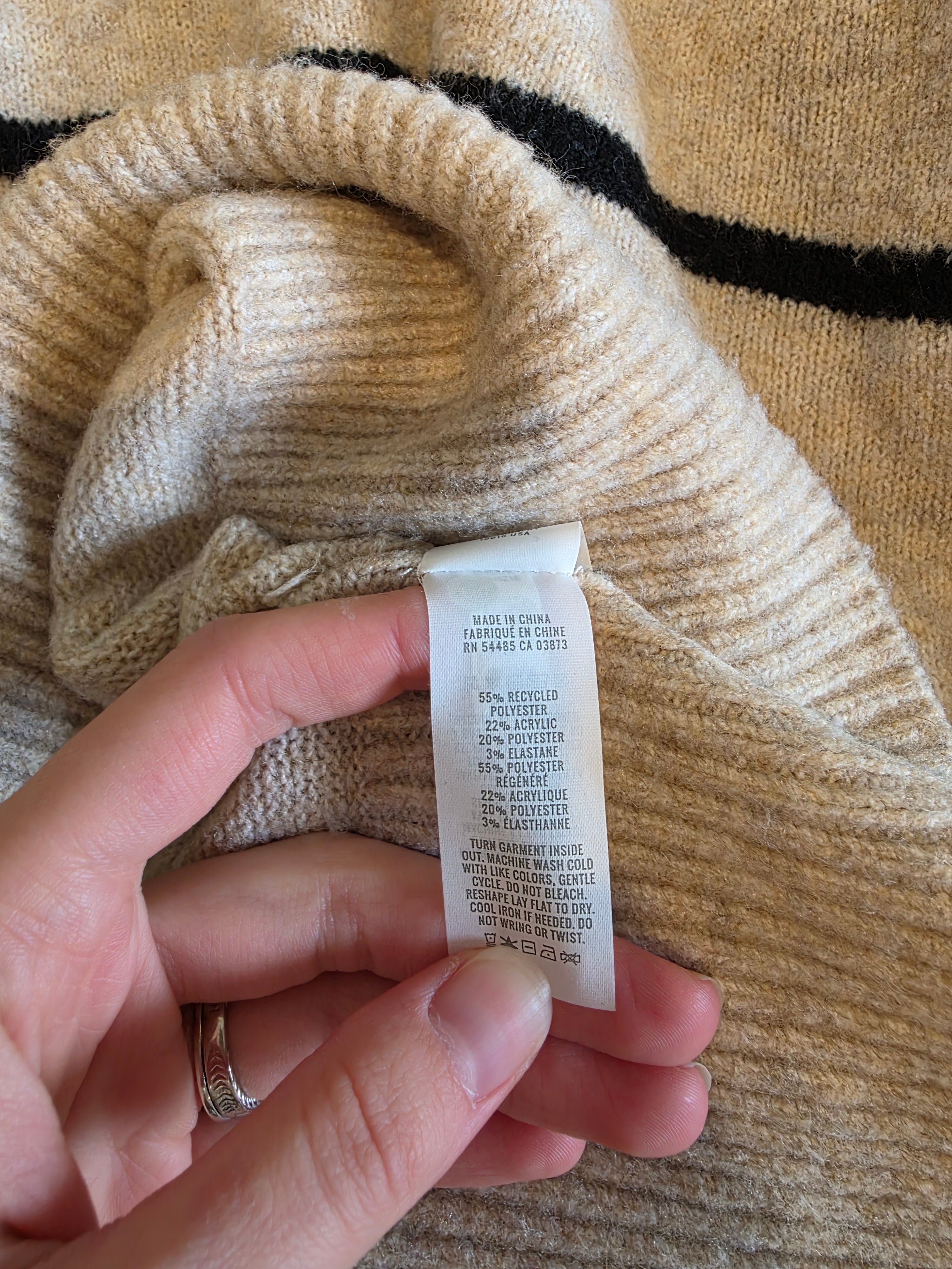 Aerie Striped Oversized Sweater (M)