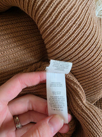 Aerie Brown Ribbed Sweater (S)
