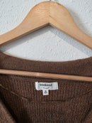 NEW Weekend LA Brown Striped Sweater (XL)