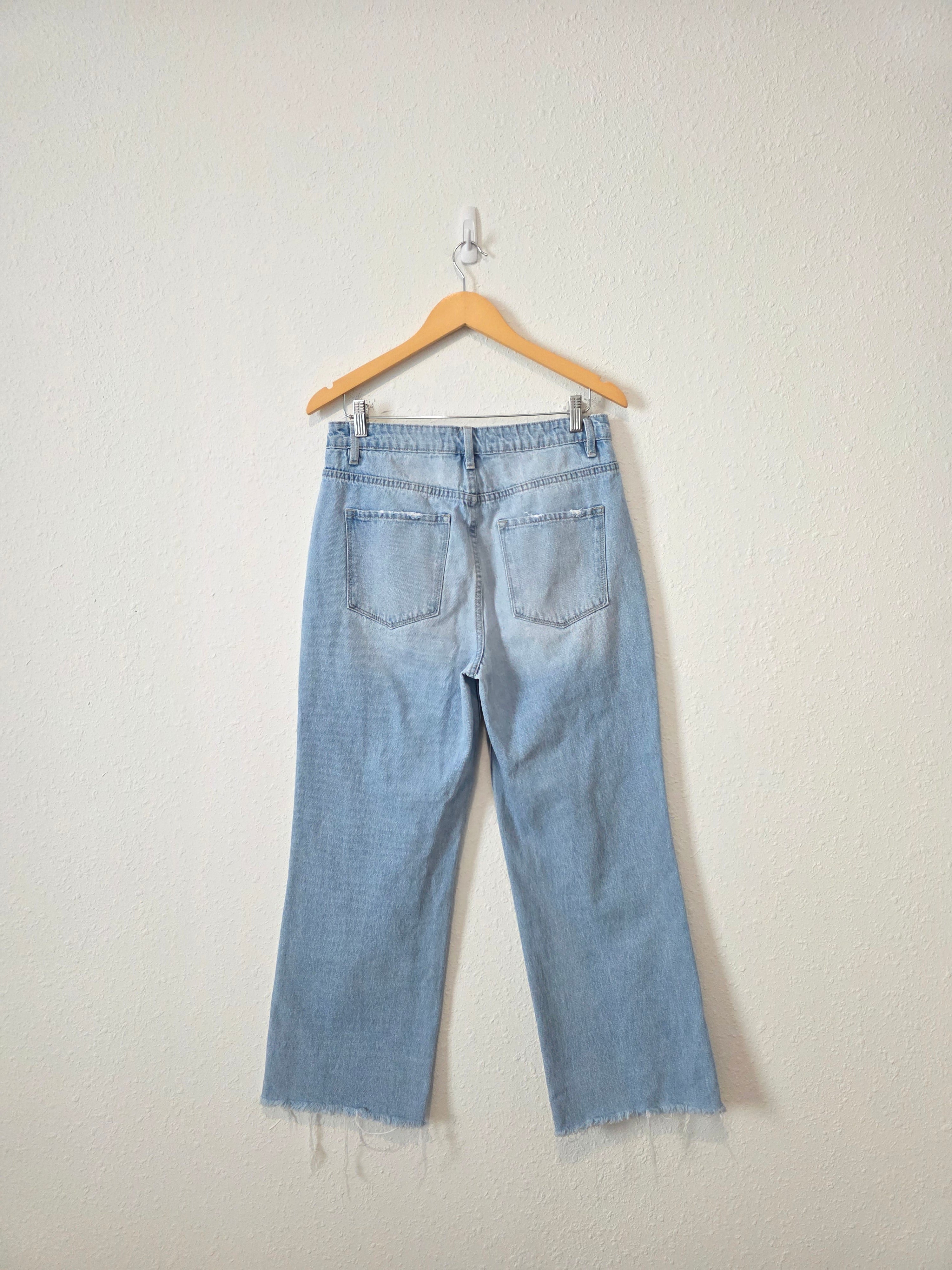 Vervet Light Wash Wide Leg Jeans (30)