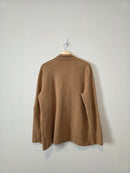 J.Crew Camel Cotton Sweater Blazer (XL)