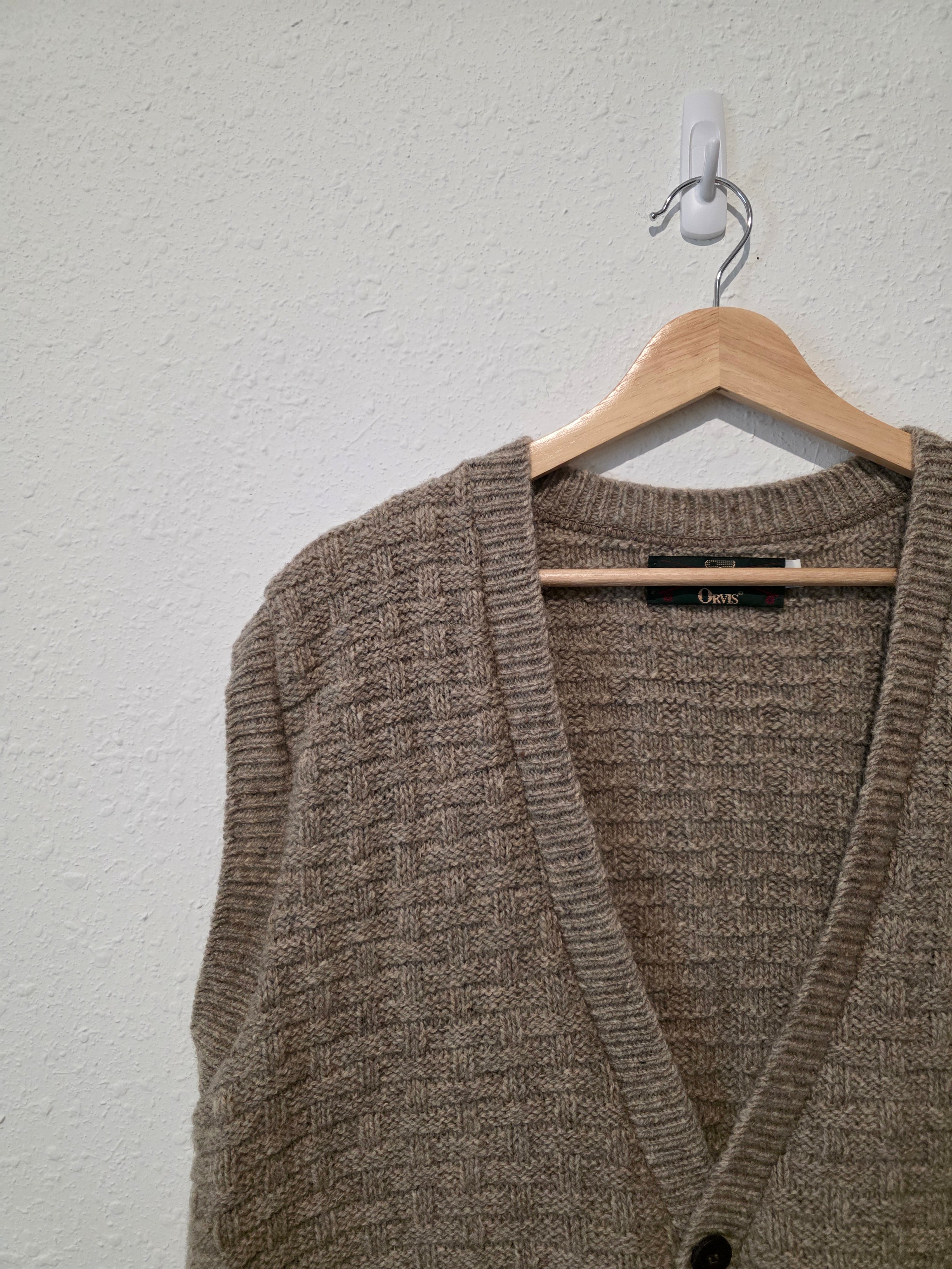 Vintage Orvis Wool Sweater Vest (L)